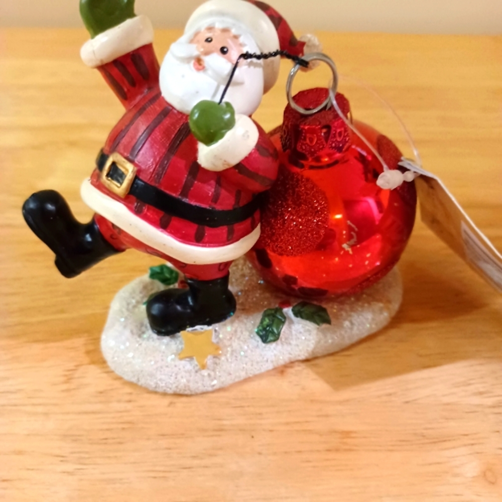 New Stony Crew Santa Carrying Ornament Xmas Decor